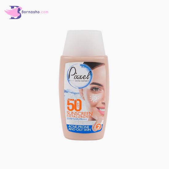 کرم-ضد-آفتاب-رنگی-پیکسل-natural-beige-مناسب-پوست-چرب-جوش-دار