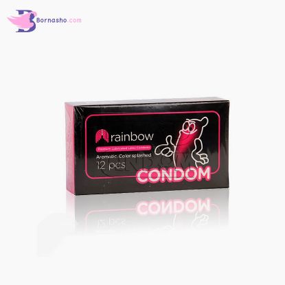 کاندوم-12-تایی-رنگین-کمانی-رینبو-condom-rainbow